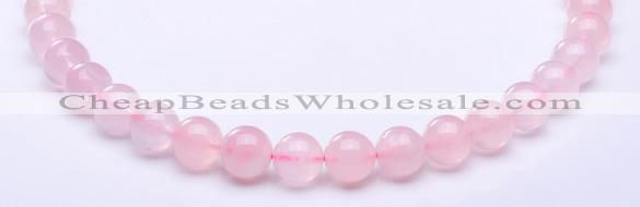 CRQ17 15.5 inches 12mm round natural rose quartz beads Wholesale