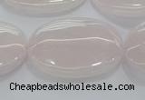 CRQ236 15.5 inches 18*25mm oval rose quartz beads wholesale