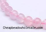 CRQ26 15.5 inches 6mm round natural rose quartz beads Wholesale