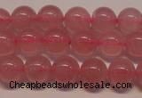 CRQ451 15.5 inche 6mm round A grade Madagascar rose quartz beads