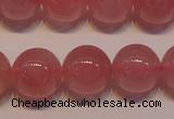 CRQ453 15.5 inche 10mm round A grade Madagascar rose quartz beads