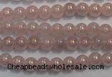 CRQ501 15.5 inches 6mm round AB-color rose quartz beads