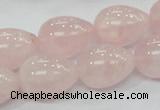 CRQ66 15.5 inches 15*20mm teardrop natural rose quartz beads wholesale