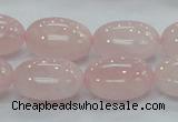 CRQ67 15.5 inches 15*20mm egg-shaped natural rose quartz beads