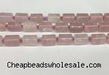 CRQ750 15.5 inches 13*18mm tube rose quartz beads wholesale