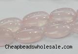 CRQ77 15.5 inches 12*20mm oval natural rose quartz beads wholesale