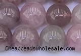 CRQ782 15.5 inches 10mm round Madagascar rose quartz beads