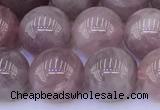 CRQ783 15.5 inches 12mm round Madagascar rose quartz beads