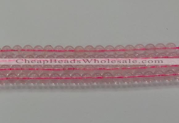 CRQ850 15.5 inches 6mm round natural rose quartz gemstone beads