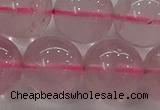 CRQ853 15.5 inches 12mm round natural rose quartz gemstone beads