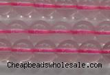 CRQ855 15.5 inches 6mm round natural rose quartz gemstone beads