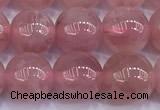 CRQ891 15 inches 6mm round Madagascar rose quartz beads