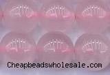 CRQ902 15 inches 10mm round rose quartz beads