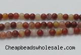 CRS01 15.5 inches 4mm round rainbow stone beads wholesale