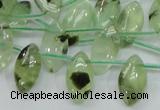 CRU136 15.5 inches 9*17mm marquise green rutilated quartz beads