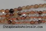 CRU451 15.5 inches 5mm round Multicolor rutilated quartz beads