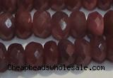 CRZ1021 15.5 inches 3*5mm faceted rondelle A+ grade ruby beads