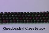 CRZ1110 15.5 inches 4mm round imitation ruby zoisite beads wholesale