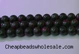 CRZ1113 15.5 inches 10mm round imitation ruby zoisite beads wholesale