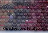 CRZ1202 15 inches 2mm faceted round ruby sapphire beads