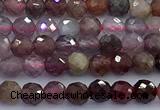 CRZ1206 15 inches 5mm faceted round ruby sapphire beads