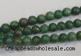 CRZ601 15.5 inches 6mm round New ruby zoisite gemstone beads