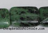 CRZ69 15.5 inches 25*35mm rectangle ruby zoisite gemstone beads