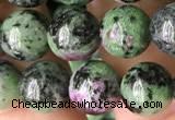 CRZ773 15.5 inches 10mm round ruby zoisite beads wholesale