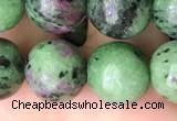 CRZ774 15.5 inches 12mm round ruby zoisite beads wholesale