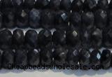 CRZ972 15.5 inches 4*6mm faceted rondelle A- grade sapphire beads