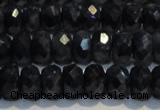 CRZ973 15.5 inches 5*7mm faceted rondelle A- grade sapphire beads