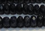 CRZ981 15.5 inches 5*7mm faceted rondelle A+ grade sapphire beads