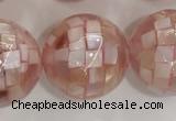 CSB4060 15.5 inches 20mm ball abalone shell beads wholesale