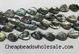 CSB4139 15.5 inches 15*20mm flat teardrop abalone shell beads