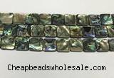 CSB4148 15.5 inches 18*18mm square abalone shell beads wholesale