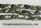 CSB4157 15.5 inches 18*25mm rectangle abalone shell beads wholesale