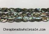 CSB4162 15.5 inches 13*18mm flat drum abalone shell beads wholesale