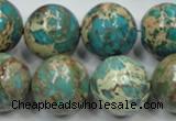 CSE04 15.5 inches 20mm round natural sea sediment jasper beads