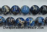 CSE212 15.5 inches 10mm round dyed natural sea sediment jasper beads