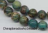 CSE5004 15.5 inches 10mm round natural sea sediment jasper beads