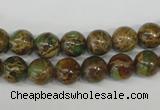 CSE5050 15.5 inches 8mm round natural sea sediment jasper beads