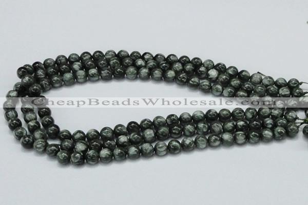 CSH02 15.5 inches 8mm round natural seraphinite gemstone beads