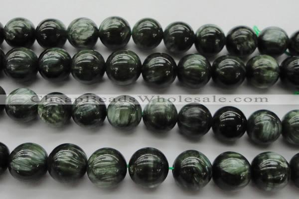 CSH205 15.5 inches 14mm round AA grade natural seraphinite beads