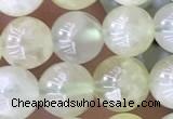 CSJ311 15.5 inches 6mm round serpentine new jade beads