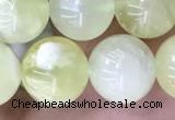 CSJ313 15.5 inches 8mm round serpentine new jade beads