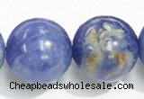 CSO16 15.5 inches 10mm round AB grade sodalite gemstone beads