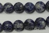 CSO304 15.5 inches 12mm faceted round Brazilian sodalite beads