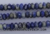 CSO32 15.5 inches 4*8mm faceted rondelle sodalite gemstone beads