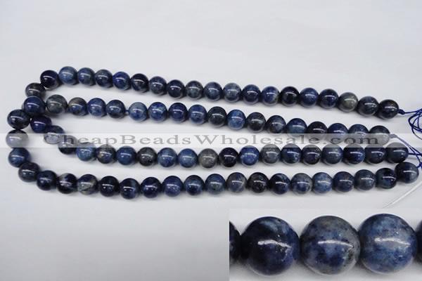 CSO403 15.5 inches 10mm round dyed sodalite gemstone beads