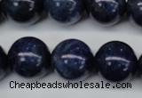 CSO407 15.5 inches 18mm round dyed sodalite gemstone beads